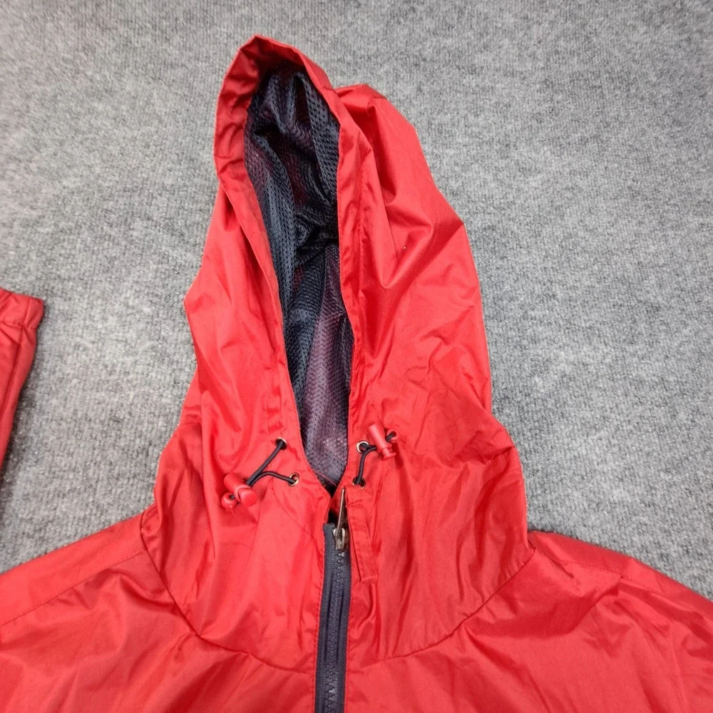 US Polo Assn Mens Red Hooded Windbreaker Jacket XXL NWT 105453P2